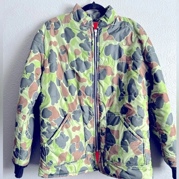 Jackets & Coats | Camo Reversible Zip Up Jacket | Poshmark